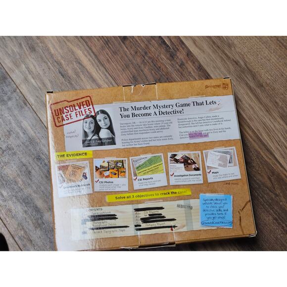 Pressman Unsolved Case Files: Avery Gardner Game - Picture 7 of 7